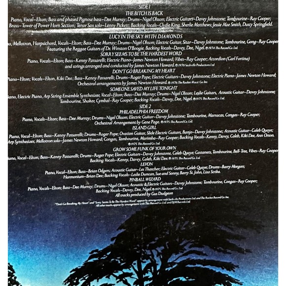 ELTON JOHN "Greatest Hits Volume II" 1977 ♫ Vinyl LP Record Album ♫ - Picture 3 of 6